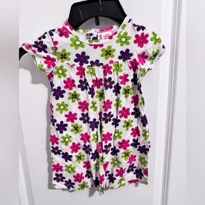 Floral Kids one piece - Pink, Purple, Green